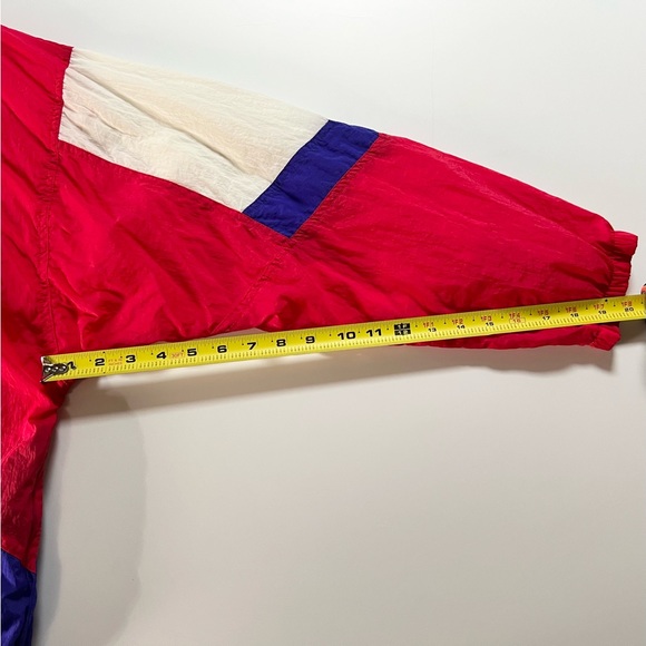 Vintage Nike Swoosh 80s 90s Full Zip Windbreaker Embroidered Logo L Unisex - Picture 13 of 16